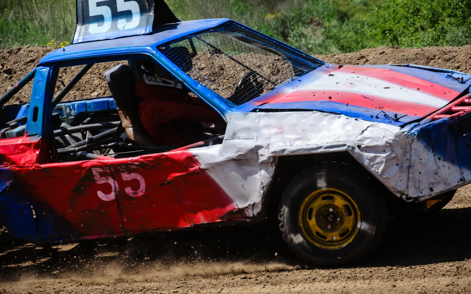 Mini-Van Demolition Derby Brings Chaos and Fun to Riverhead Raceway