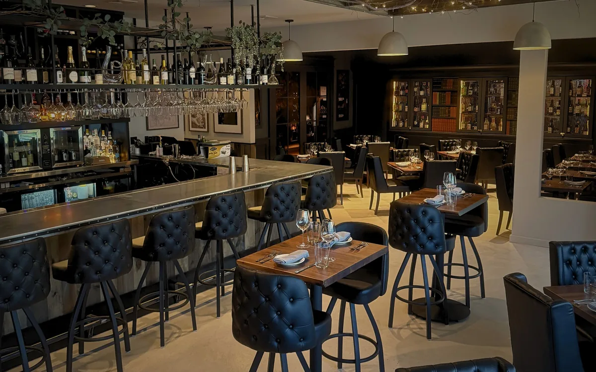 Live music in the dining room at Enology Wine Bar and Bistro